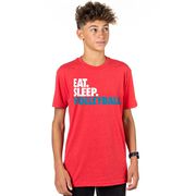 Volleyball T-Shirt Short Sleeve Eat. Sleep. Volleyball.