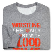 Wrestling Crewneck Sweatshirt - Blood Time