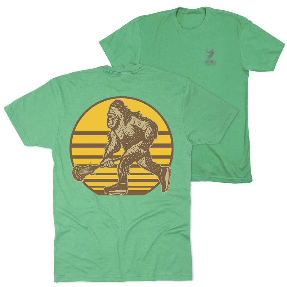 Guys Lacrosse Short Sleeve T-Shirt - BigFoot (Back Design)