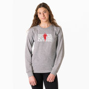 Football Tshirt Long Sleeve - Bones Saying
