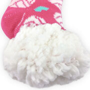 Volleyball Slipper Socks with Sherpa Lining