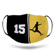 Soccer Face Mask - Personalized Player Male