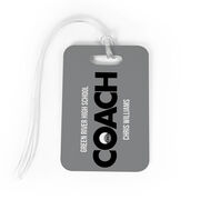 Swimming Bag/Luggage Tag - Personalized Coach