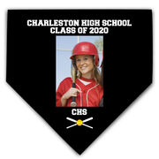 Softball Home Plate Plaque - Player Photo