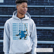 Hockey Hooded Sweatshirt - Dangle Snipe Celly Player