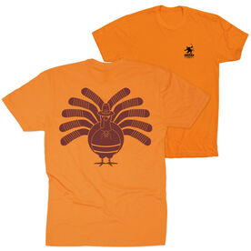 Hockey Short Sleeve T-Shirt - Turkey Player (Back Design)