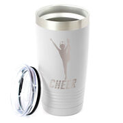 Cheerleading 20 oz. Double Insulated Tumbler - Cheer Silhouette