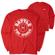 Wrestling Tshirt Long Sleeve - Battle In Circle (Back Design)