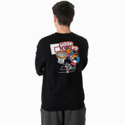 Basketball Crewneck Sweatshirt - Hoop Loops (Back Design)