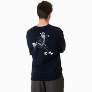 Soccer Crewneck Sweatshirt - Santa Player (Back Design)