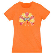 Girls Lacrosse Women's Everyday Tee - Goofy Turkey Player