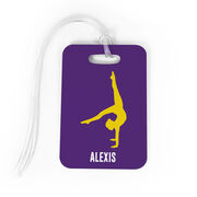 Gymnastics Bag/Luggage Tag - Personalized Gymnast Girl