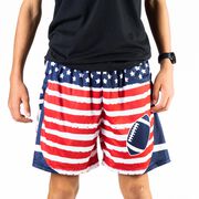 Patriotic Football Shorts