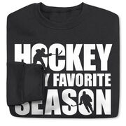 Hockey Crewneck Sweatshirt - Hockey Is My Favorite Season