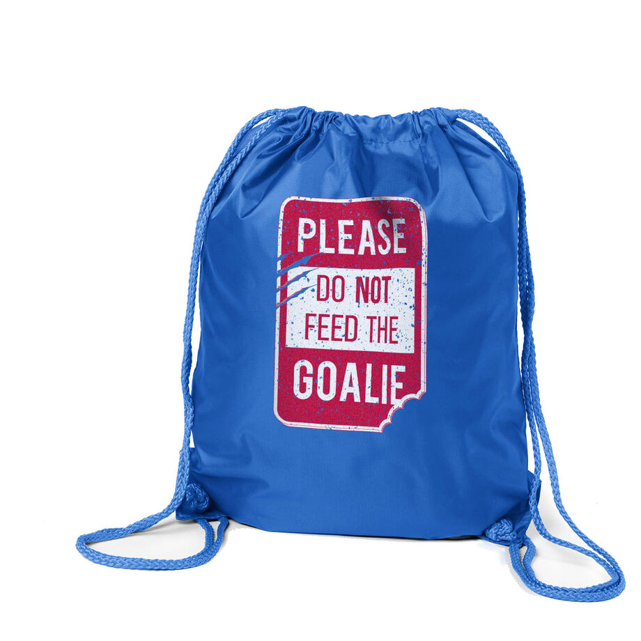 Drawstring Backpack - Don't Feed The Goalie
