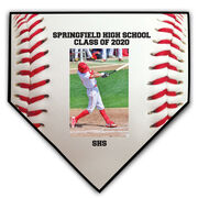 Baseball Home Plate Plaque - Vertical Photo