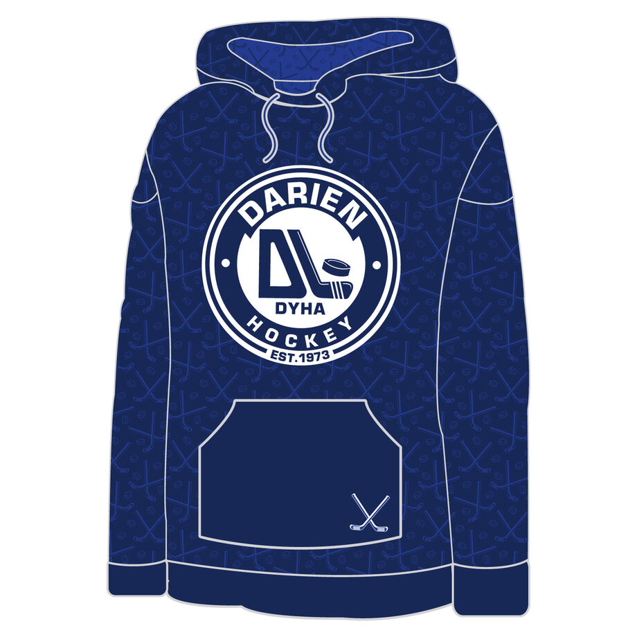 Hockey Hoodie - DYHA - Navy