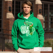 Baseball Hooded Sweatshirt - Feelin' Lucky Baseball