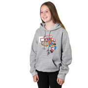 Basketball Hooded Sweatshirt - Hoop Loops