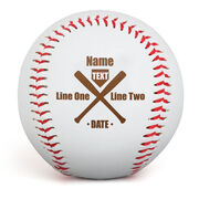 Engraved Baseball - Milestone Baseball