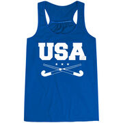 Field Hockey Flowy Racerback Tank Top - USA Field Hockey