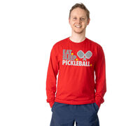 Pickleball Tshirt Long Sleeve - Eat. Sleep. Pickleball