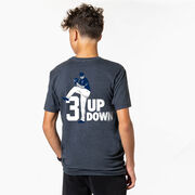 Baseball Short Sleeve T-Shirt - 3 Up 3 Down (Back Design)