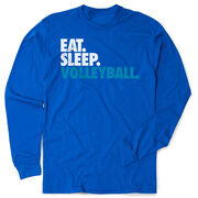 Volleyball Tshirt Long Sleeve - Eat. Sleep. Volleyball