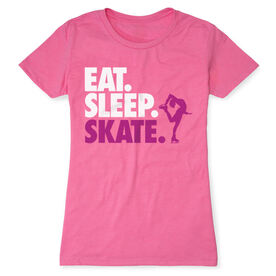 Figure Skating Women's Everyday Tee - Eat. Sleep. Skate.