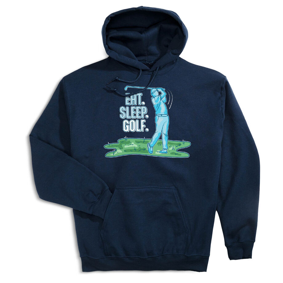 Golf Hooded Sweatshirt - Eat. Sleep. Golf