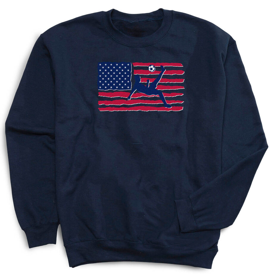 Soccer Crewneck Sweatshirt - Guys Soccer Land That We Love