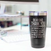 Baseball 20 oz. Double Insulated Tumbler - Dear Dad