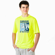Hockey Short Sleeve Performance Tee - Survival of the Fittest