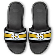 Hockey Repwell&reg; Slide Sandals - Number Stripes
