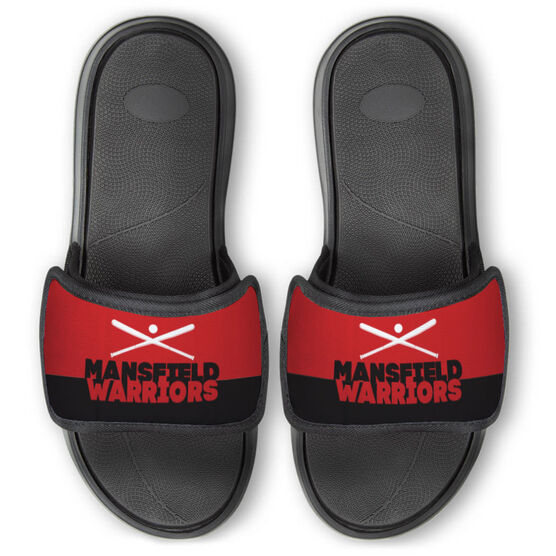 Softball Repwell&reg; Slide Sandals - Team Name Colorblock