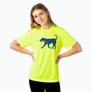 Hockey Short Sleeve Performance Tee - Rocky The Hockey Dog