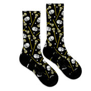 Guys Lacrosse Graphic Flex Mid-Calf Socks - Diehard