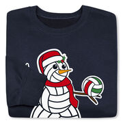 Volleyball Crewneck Sweatshirt - Serving Holiday Cheer