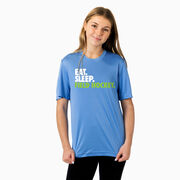 Field Hockey Short Sleeve Performance Tee - Eat. Sleep. Field Hockey.