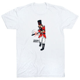 Baseball T-Shirt Short Sleeve - Cracking Dingers [Youth Medium/White] - SS