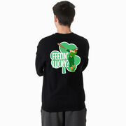 Baseball Crewneck Sweatshirt - Feelin' Lucky Baseball (Back Design)