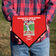 Baseball Home Plate Plaque - Player Photo