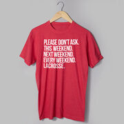 Lacrosse Short Sleeve T-Shirt - All Weekend Lacrosse