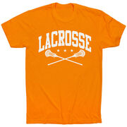 Guys Lacrosse Short Sleeve T-Shirt - Crossed Sticks