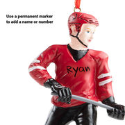 Hockey Ornament - Hockey Player Figure