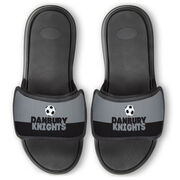 Soccer Repwell&reg; Slide Sandals - Team Name Colorblock