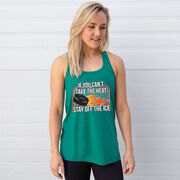 Hockey Flowy Racerback Tank Top - If You Can't Take the Heat