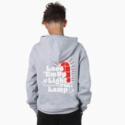 Hockey Hooded Sweatshirt - Lace 'Em Up And Light The Lamp (Back Design)