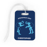 Wrestling Bag/Luggage Tag - Personalized Wrestling Team Wrestlers