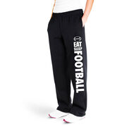 Football Fleece Sweatpants - Eat Sleep Football